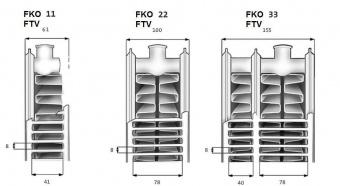 Стальной панельный радиатор Kermi FTV (FKV) 11 тип 600 x 1000