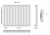 Радиатор КЗТО Гармония 1-1000-8 секций боковое подключение, цвет белый