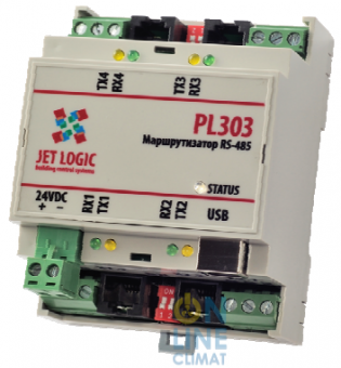 PL303 Маршрутизатор/ разветвитель RS485(ModBus)