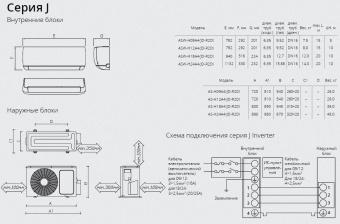 Сплит-система AUX J Inverter ASW-H09A4/JD-R2DI AS-H09A4/JD-R2DI