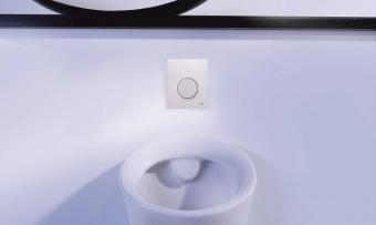 TECEloop Urinal Панель смыва для писсуара, пластик, цвет белый, клавиша хром 9242627