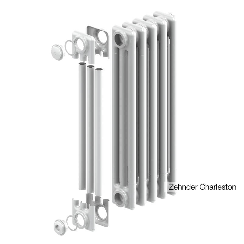 Радиатор Zehnder 2056 10 секций боковое подключение