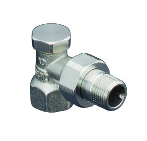 1091062, Вентиль на обратную подводку Oventrop Combi 2 артикул 1/2 угловой