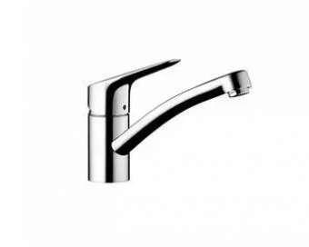 Смеситель для кухни, Hansgrohe, MySport, цвет-сталь (Steel)