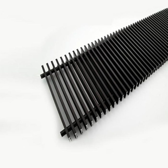 Решетка рулонная iTermic SGA-25 Black для внутрипольного конвектора