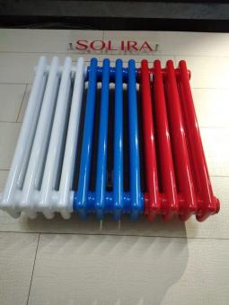Стальной трубчатый радиатор Solira 2057 24 секций с боковым подключением