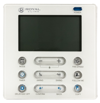 Проводной пульт управления RCW-101 для полупромышленного оборудования серии ESPERTO RCW-101 ROYAL CLIMA RCW-101