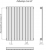Стальной трубчатый радиатор КЗТО Соло B1 - 1750 8 секции нижнее подключение