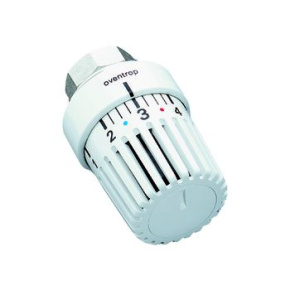 1011465, Термостатическая головка Oventrop Uni LH артикул белая 7-28 С с нулевой отметкой со встр. жидк. чувств. элементом