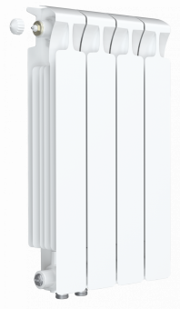 Биметаллический радиатор Rifar Monolit 500 4 секции, НП, левое, MVL