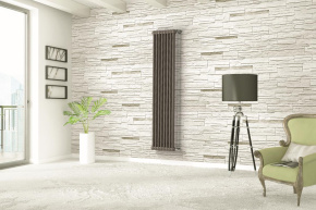 Радиатор стальной трубчатый IRSAP Tesi 2 Высота 1800 мм 4 прозрачный лак (TR) подключение боковое T30