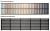 Стандартная поперечная декоративная решетка Mohlenhoff 410 мм, C32 светлая бронза