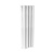 Стальной трубчатый радиатор КЗТО Гармония 2-750-10 секций боковое подключение, цвет белый