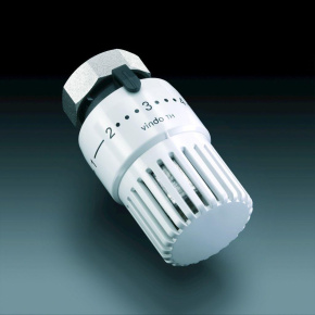 1013066, Термостатическая головка Oventrop Vindo TH артикул белая 7-28 С с нулевой отметкой