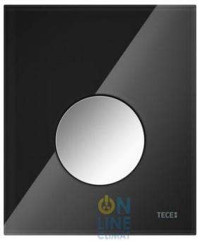 TECEloop Urinal Панель смыва для писсуара стеклянная стекло черное, клавиша хром глянцевый, 9242656