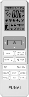 Инверторная сплит-система серии EMPEROR SMART EYE FULL DC Inverter 2024 RACI-EM25HP.D04 (комплект) FUNAI RACI-EM25HP.D04