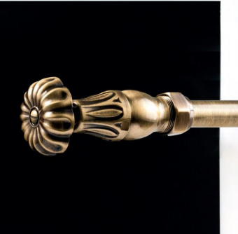 Прямой клапан для радиатора SR Rubinetterie "ретро", 1/2",цвет бронза, 0338-1500Z000
