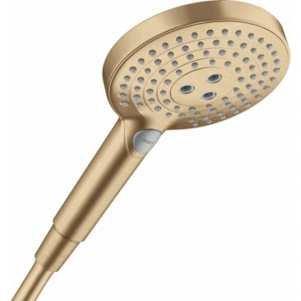 Ручной душ, Hansgrohe, Raindance Select S, 125, цвет-шлифованная бронза