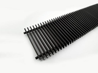 Решетка рулонная iTermic SGA-35 Black для внутрипольного конвектора