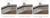 Решетки Varmann Roste 550 мм с декоративной рамкой, F-образный профиль, нержавеющая сталь полированная