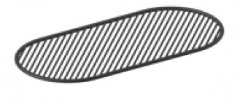 Полка сетчатая, Artceram, Flair 4.0, для металлической консоли, цвет черный матовый