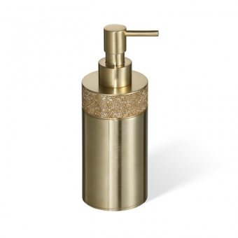 Дозатор для жидкого мыла, Decor Walther, Rocks, SSP 1, шгв 75*65*175, цвет дозатора-золото матовое