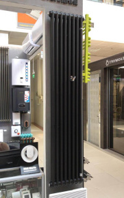 Радиатор стальной трубчатый IRSAP Tesi 3 1800 6 секций, нижнее подключение, цвет матово-черный