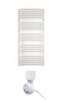 Электрический полотенцесушитель Terma Alex 540x300 белый RAL 9016 с тэном MEG 200 Ватт, белый