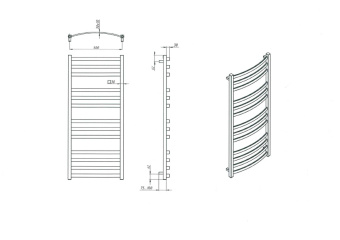 Электрический полотенцесушитель Grota Novito