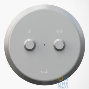 Alcaplast Кнопка электронного смыва на расстоянии DUAL – ручное управление, металл, монтаж: в стену, MEO10