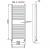 Водяной полотенцесушитель Ника MODERN ЛМ-2 120/50 с вентилями (комплект люкс)
