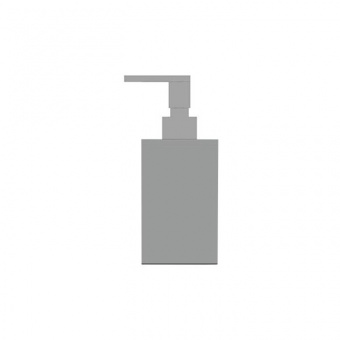 Дозатор для жидкого мыла, Bertocci, Fly, шгв 70*70*170, цвет-серый/хром