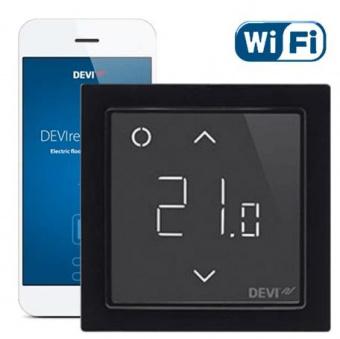 Терморегулятор DEVI Devireg Smart интеллектуальный с Wi-Fi, черный (140F1143)