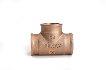 Тройник бронзовый РЕХАУ AURLINE, Rp1/2", RX+ (Rehau, 18771041001)
