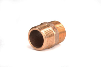 Ниппель бронзовый РЕХАУ AURLINE, R3/4", RX+ (Rehau, 18731051001)