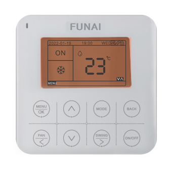 Проводной пульт управления для полупромышленных сплит-систем DRAGON и мульти-сплит систем ORIGAMI KODO RW-02 FUNAI RW-02