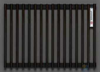 Стандартная поперечная декоративная решетка Mohlenhoff 360 мм, C34 темная бронза