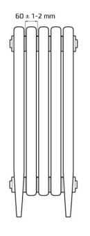 Чугунный  радиатор Радимакс Loft 500/070 (1 секция)