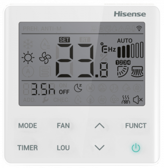 Инверторная сплит-система канального типа серии HEAVY EU DC INVERTER R32 AUD-60UX4REH8/AUW-60U6RW8 (комплект) Hisense AUD-60UX4REH8/AUW-60U6RW8