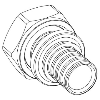 Переходник на евроконус РЕХАУ 20-G 3/4  (Rehau, 11096111001)