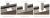 Решетки Varmann Roste 550 мм с декоративной рамкой, F-образный профиль, анодированная в цвет светлой бронзы