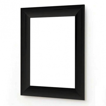 Зеркало, Artceram, Cornici Collection, VELA, прямоугольное, шв 700*900, без подсветки, цвет-черный глянцевый