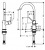 Смеситель для раковины, Hansgrohe, Talis, цвет-хром