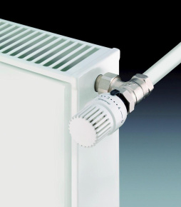 1013066, Термостатическая головка Oventrop Vindo TH артикул белая 7-28 С с нулевой отметкой