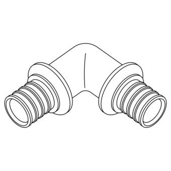 Угольник 90° - 25 (Rehau, 12594491002)