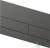 TECEsquare Металлическая панель смыва для унитазов с цветным PVD покрытием сатин, черный хром, 9240836