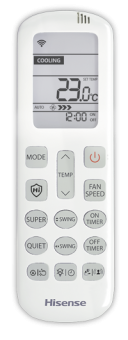 Внутренний блок настенного типа серии Smart FREE Match DC Inverter R32 AMS-07UW4RVEDB00H Hisense AMS-07UW4RVEDB00H