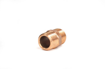 Ниппель бронзовый РЕХАУ AURLINE, R1/2", RX+ (Rehau, 18731041001)