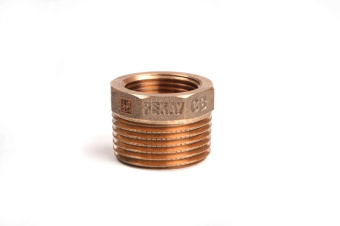 Переходник круглый бронзовый РЕХАУ AURLINE, R3/4" x Rp1", RX+ (Rehau, 18742561001)