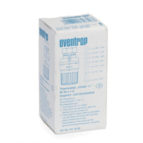 1013066, Термостатическая головка Oventrop Vindo TH артикул белая 7-28 С с нулевой отметкой